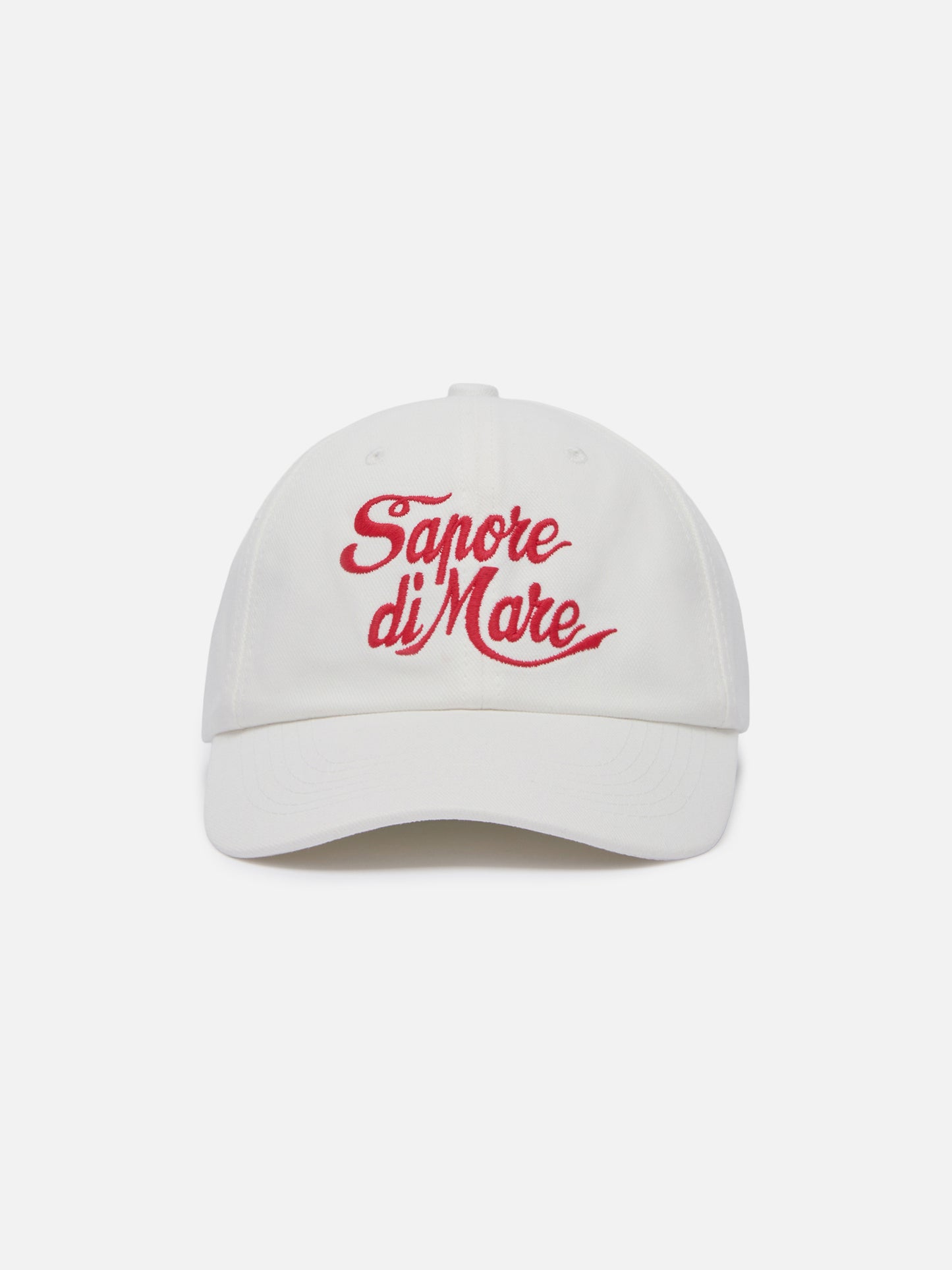 Baseballkappe aus weißer Baumwolle mit Stickerei | SAPORE DI MARE SPECIAL EDITION