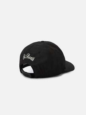 Schwarze Baseballkappe mit Schirm und Cigarette-Stickerei | CIGARETTE SPECIAL EDITION 