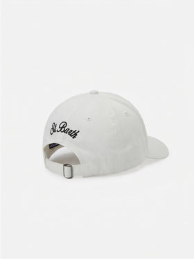 Cappellino Baseball con visiera in bianco con ricamo Cigarette | CIGARETTE SPECIAL EDITION
