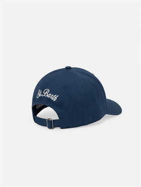 Baseball cap with visor in navy blue with Cigarette embroidery | CIGARETTE SPECIAL EDITION