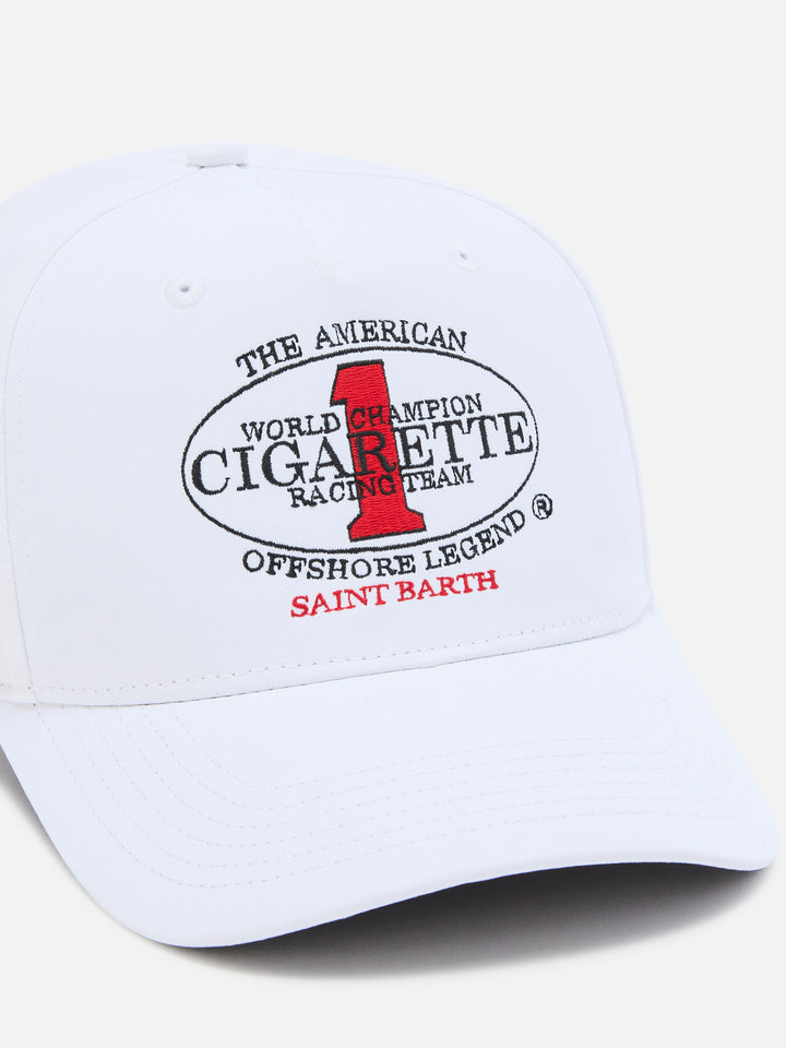 Casquette de baseball à visière blanche avec broderie Cigarette | CIGARETTE SPECIAL EDITION 