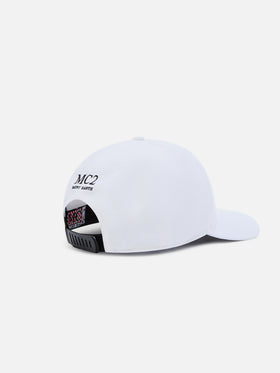 Baseball cap with visor in white with Cigarette embroidery | CIGARETTE SPECIAL EDITION