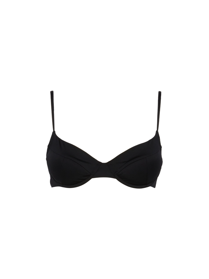 Schwarzes Bügel-Bralette „Bea“