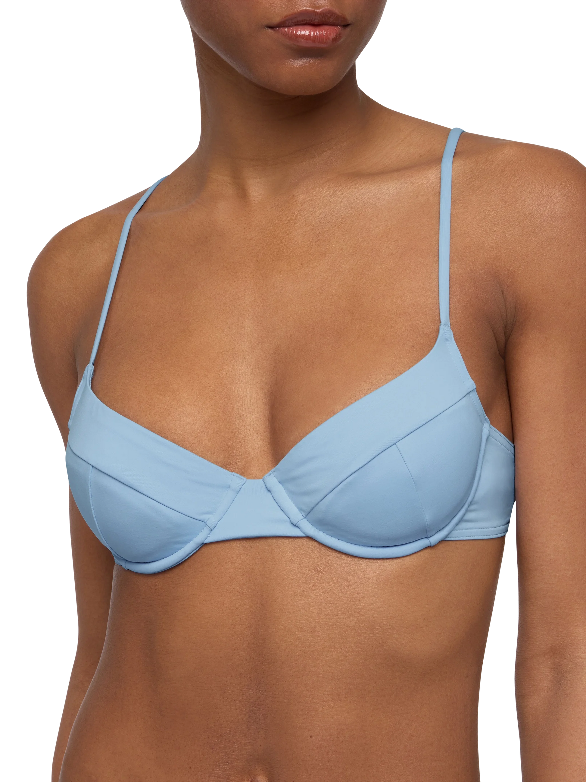 Bea underwired light blue bralette - MC2 Saint Barth