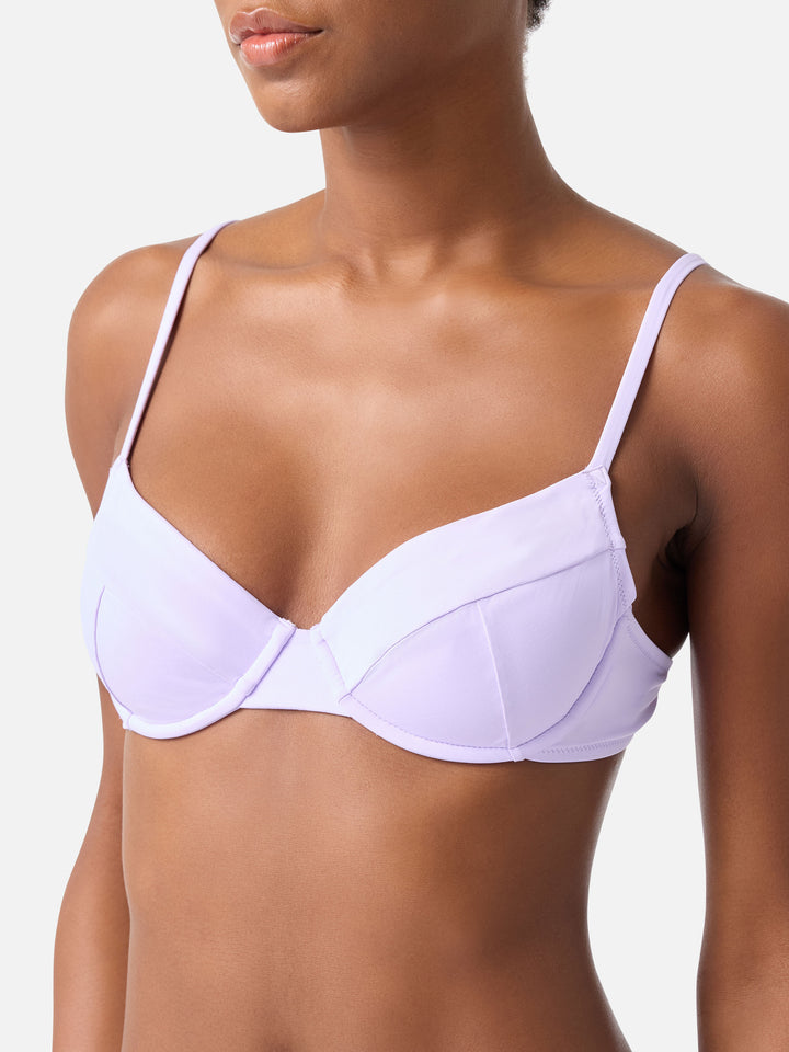 Haut de bikini bralette à armatures Lilac Bea 