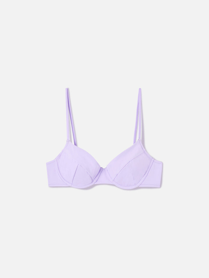 Haut de bikini bralette à armatures Lilac Bea 