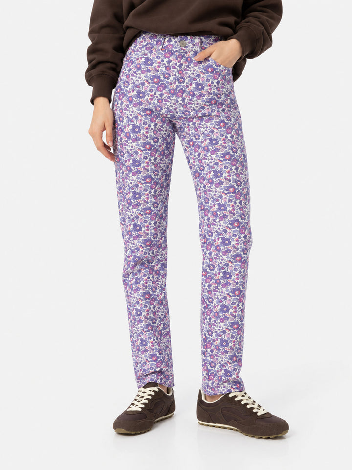 Belleville Betsy floral print denim jeans | Special Edition