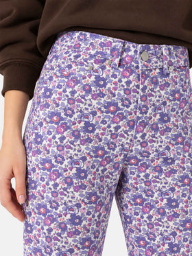 Jean en denim à imprimé floral Belleville Betsy | Special Edition 