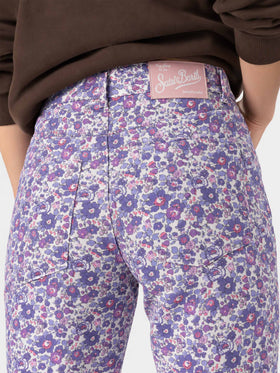 Jean en denim à imprimé floral Belleville Betsy | Special Edition 