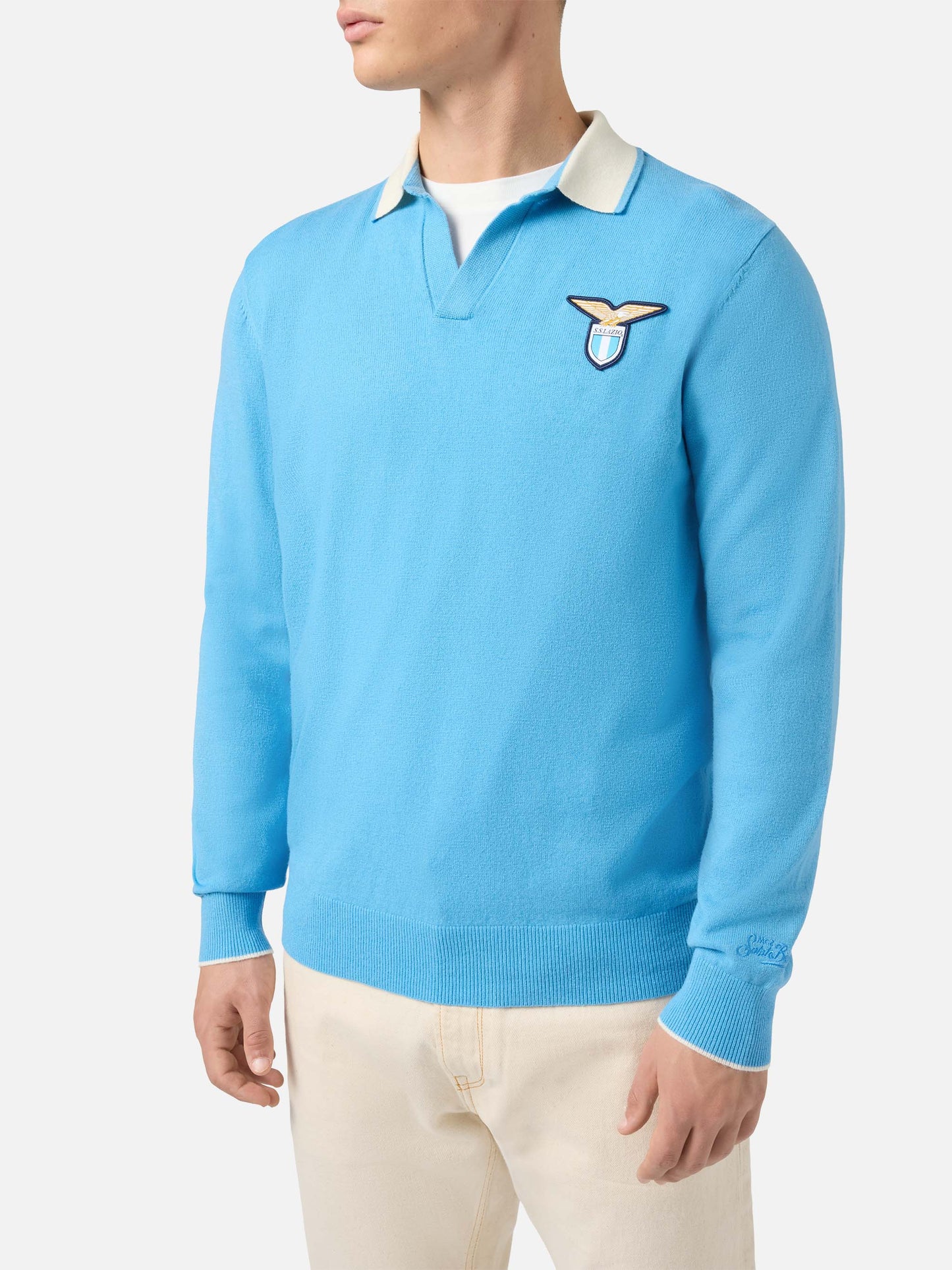 Polo in maglia Belmont Light con patch Lazio | SS LAZIO SPECIAL EDITON