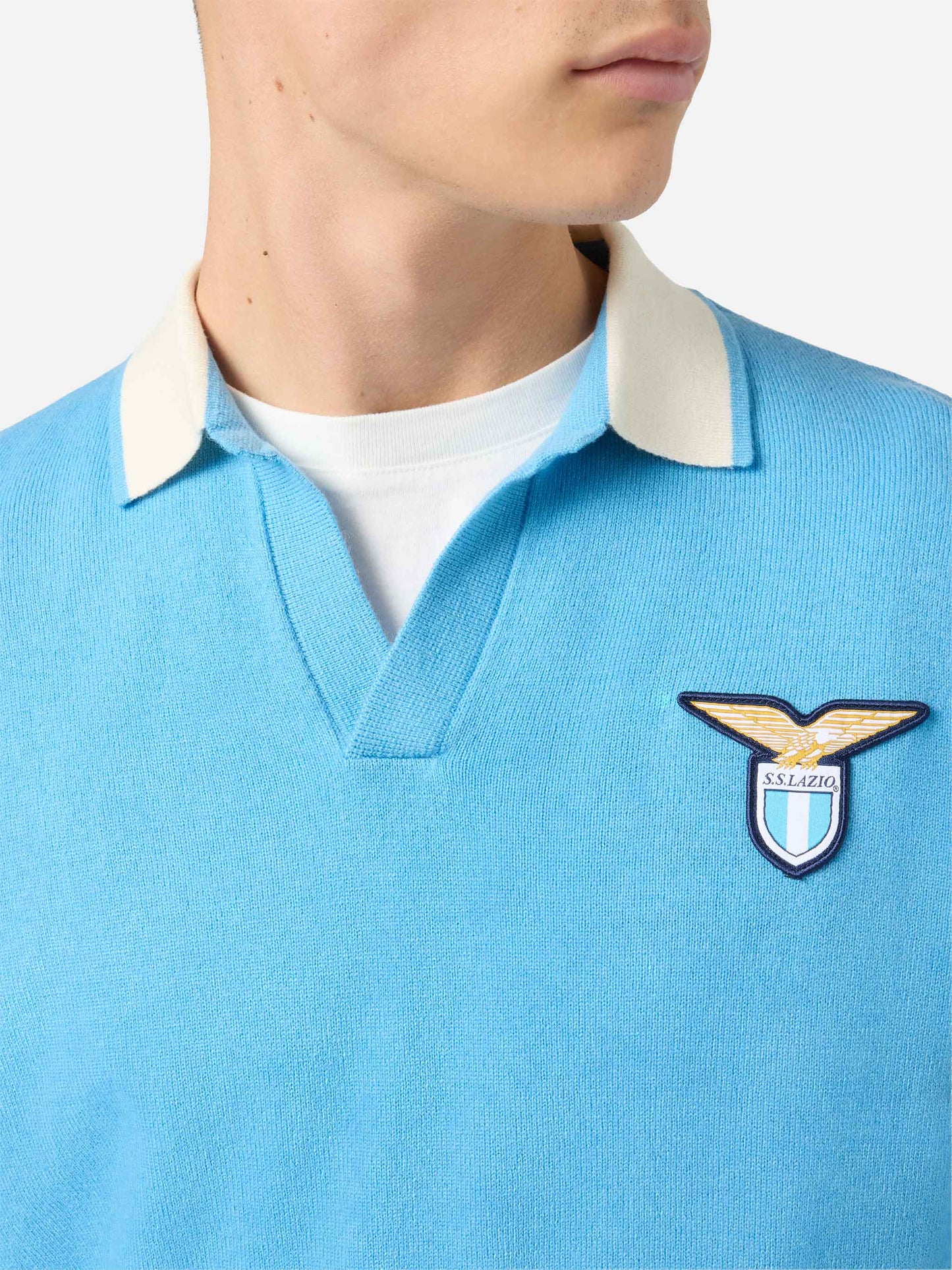 Polo in maglia Belmont Light con patch Lazio | SS LAZIO SPECIAL EDITON