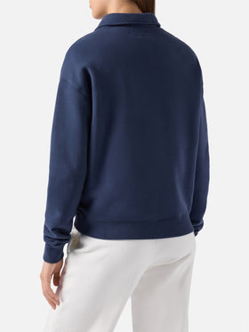 Berenice sweatshirt blue with Saint Barth Sport Club embroidery