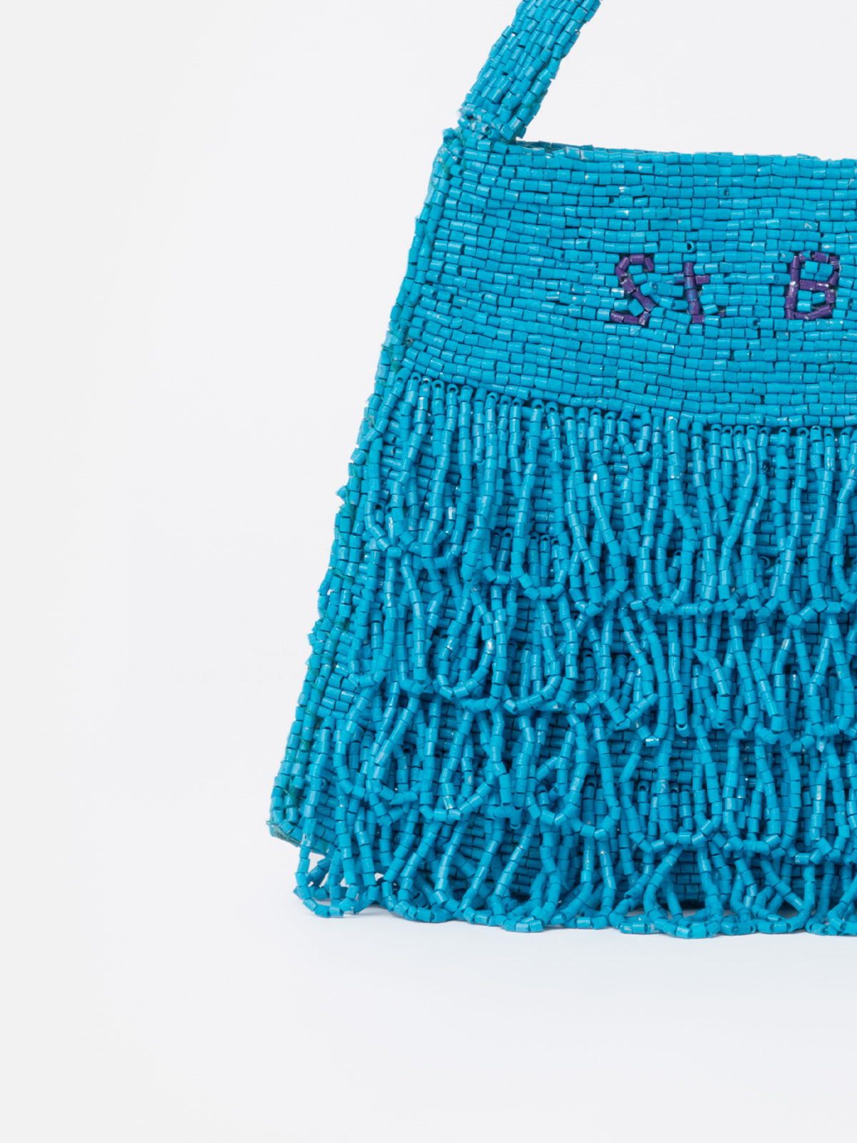 Shiny turquoise Mini Bag Pearl - MC2 Saint Barth