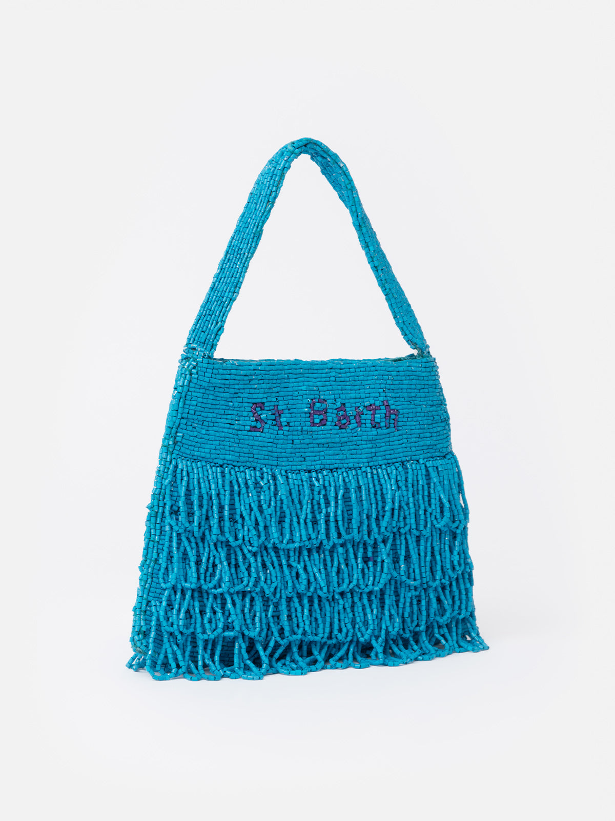 Shiny turquoise Mini Bag Pearl - MC2 Saint Barth