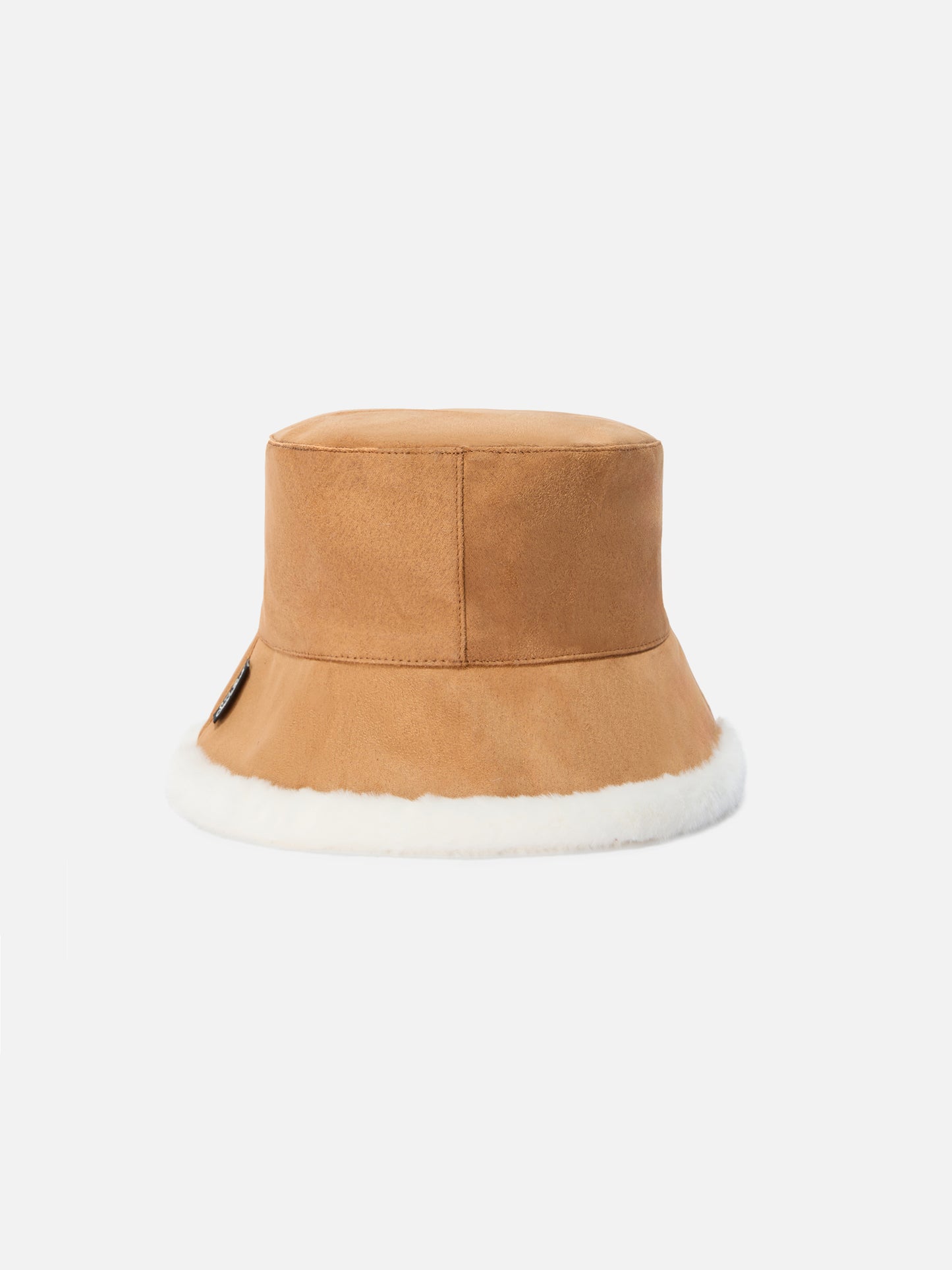 Bucket Hat Double Suede Fur, reversible