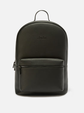 Zaino Backpack in pelle nera