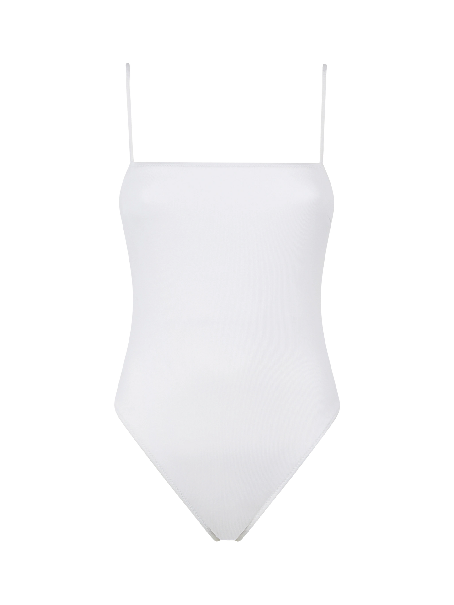 Woman white ribbed one piece swimsuit - MC2 Saint Barth