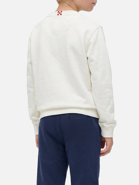 Boy sweatshirt Bobby with St. Barth sport club print