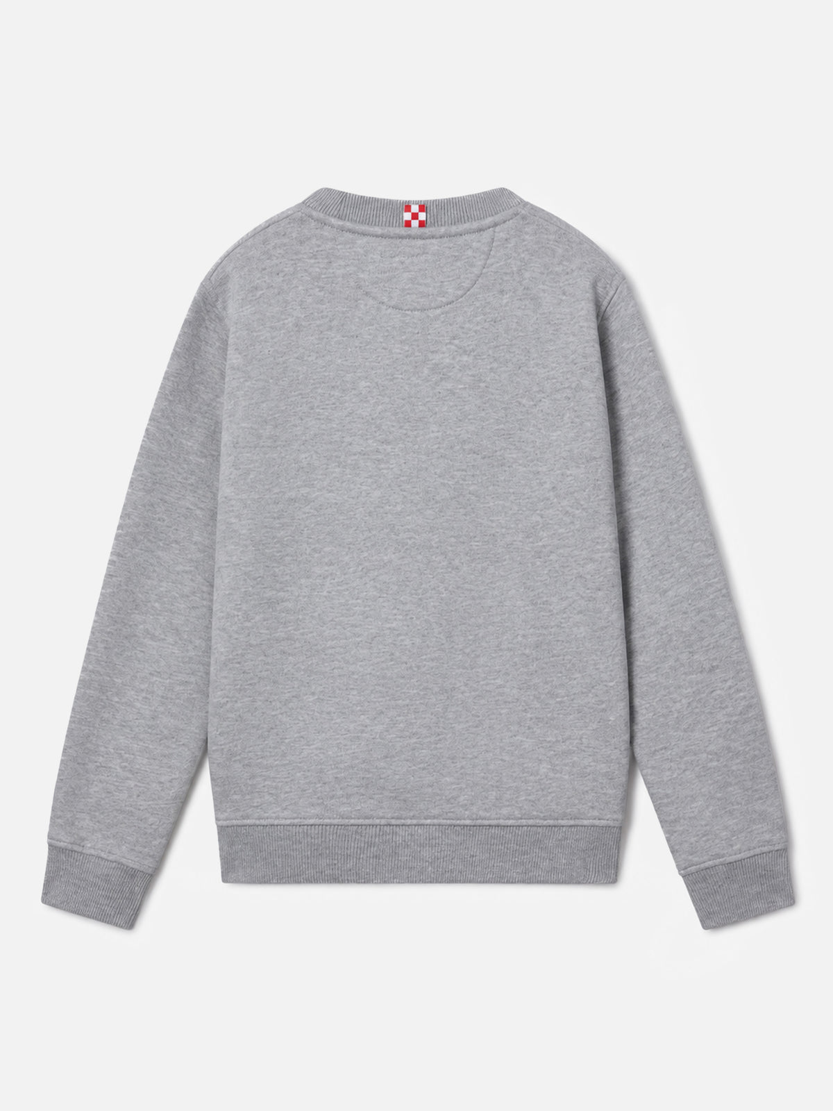 Felpa Bobby grigio chiaro melange con logo St. Barth Sport Club