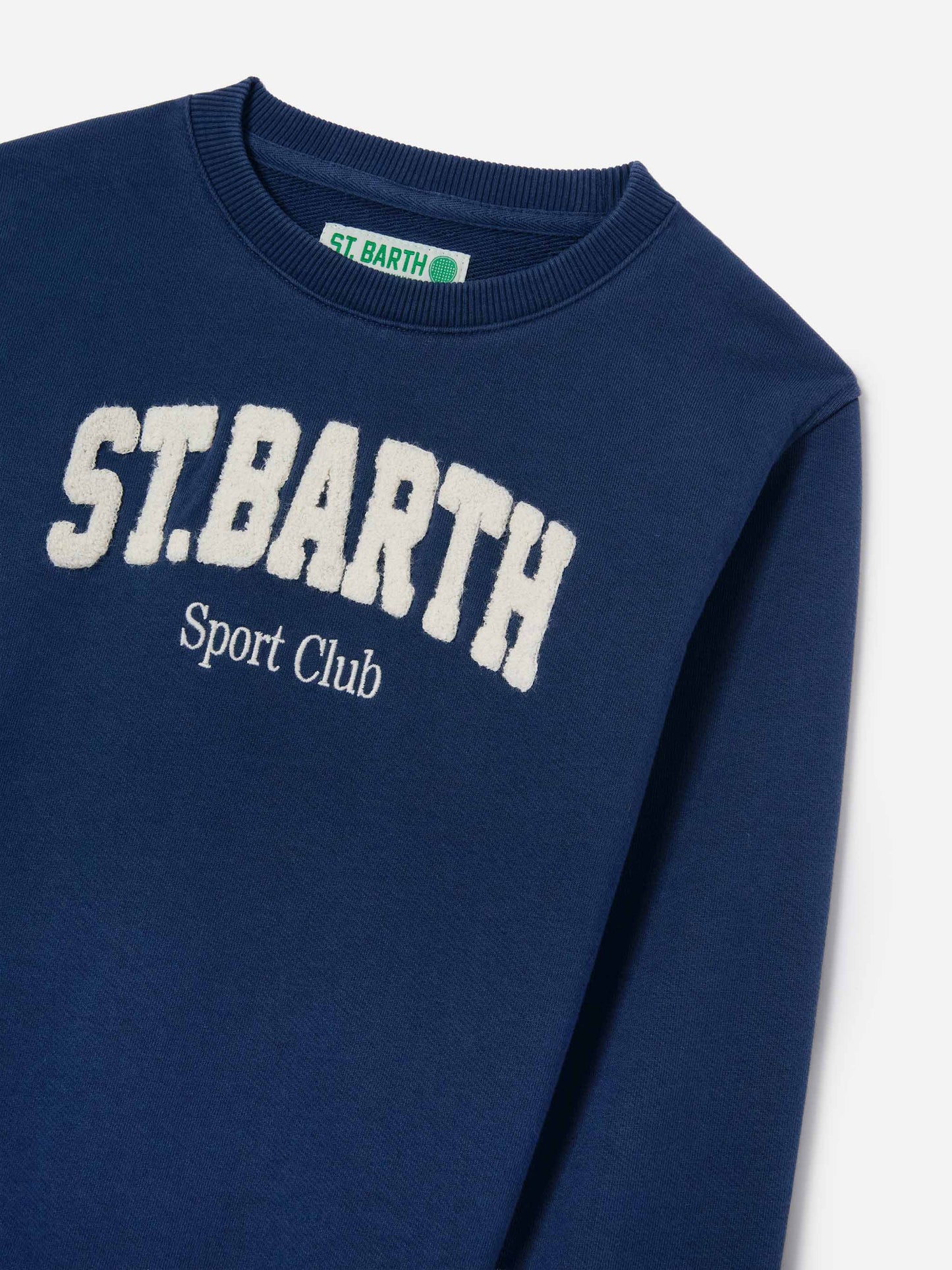 Sudadera Bobby azul marino con bordado Sport Club 