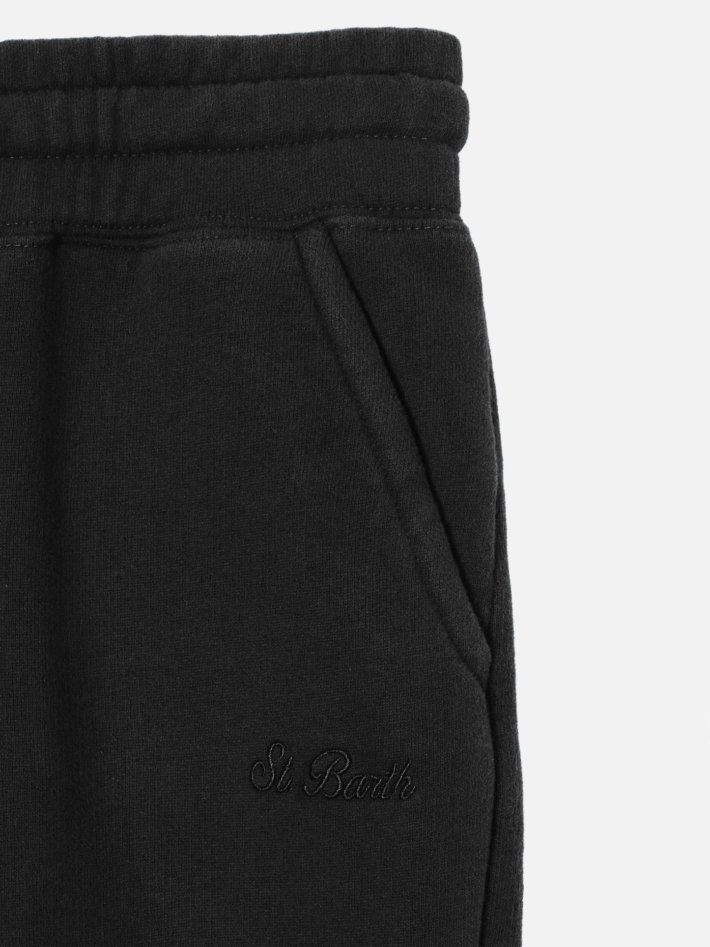 Bolt black fleece sweatpants