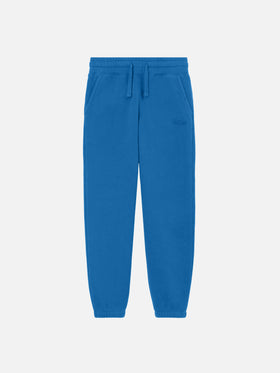Bolt Jr blaue Fleece-Jogginghose