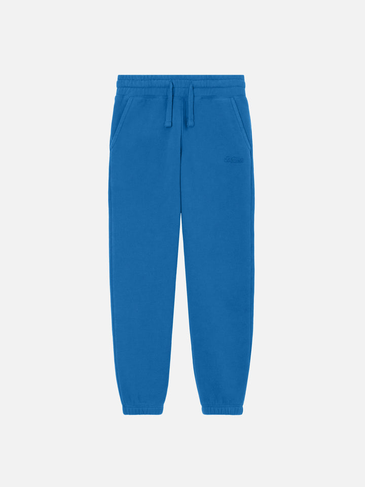 Pantaloni tuta Bolt Jr in felpa bluette