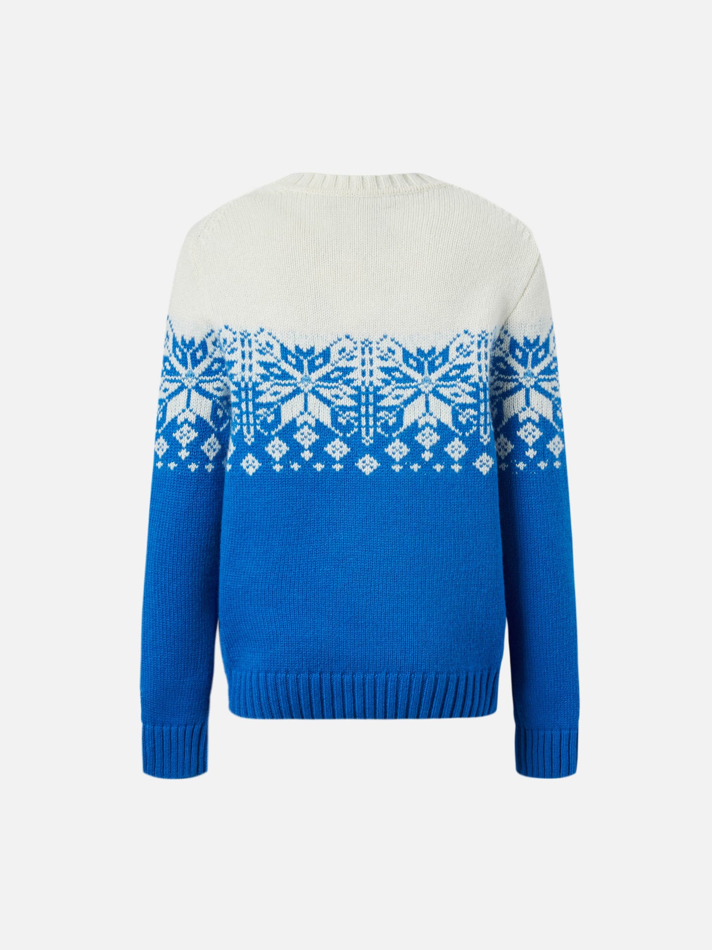 Maglione Bombardino Jr con jacquard Courmayeur e motivo fair isle