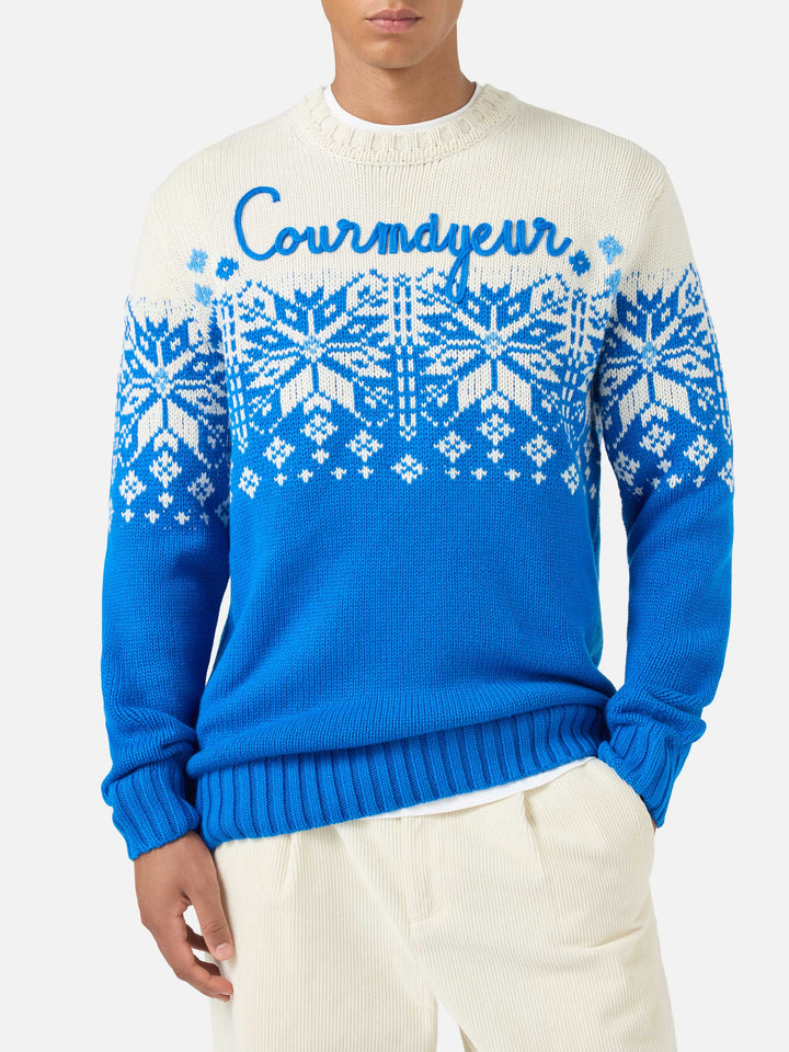 Pull brodé Bombardino Courmayeur 