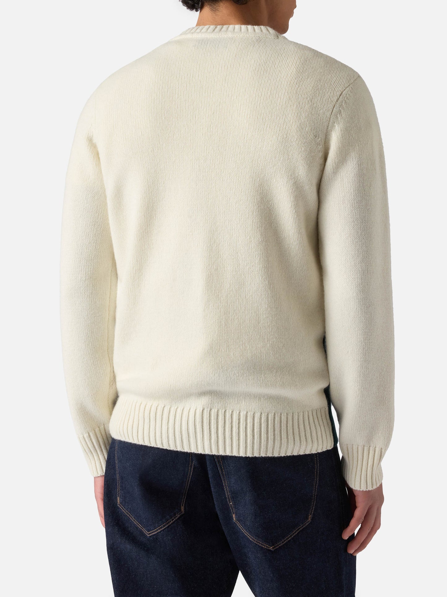 Bombardino crewneck with Courmayeur jacquard | COURMAYEUR SPECIAL EDITION