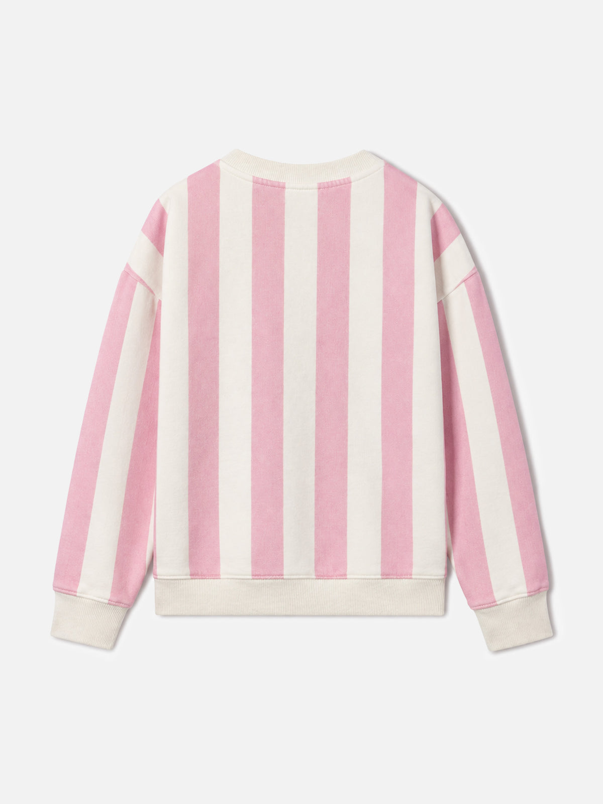 Sweat-shirt rayé pour fille Briony avec broderie Saint Barth 