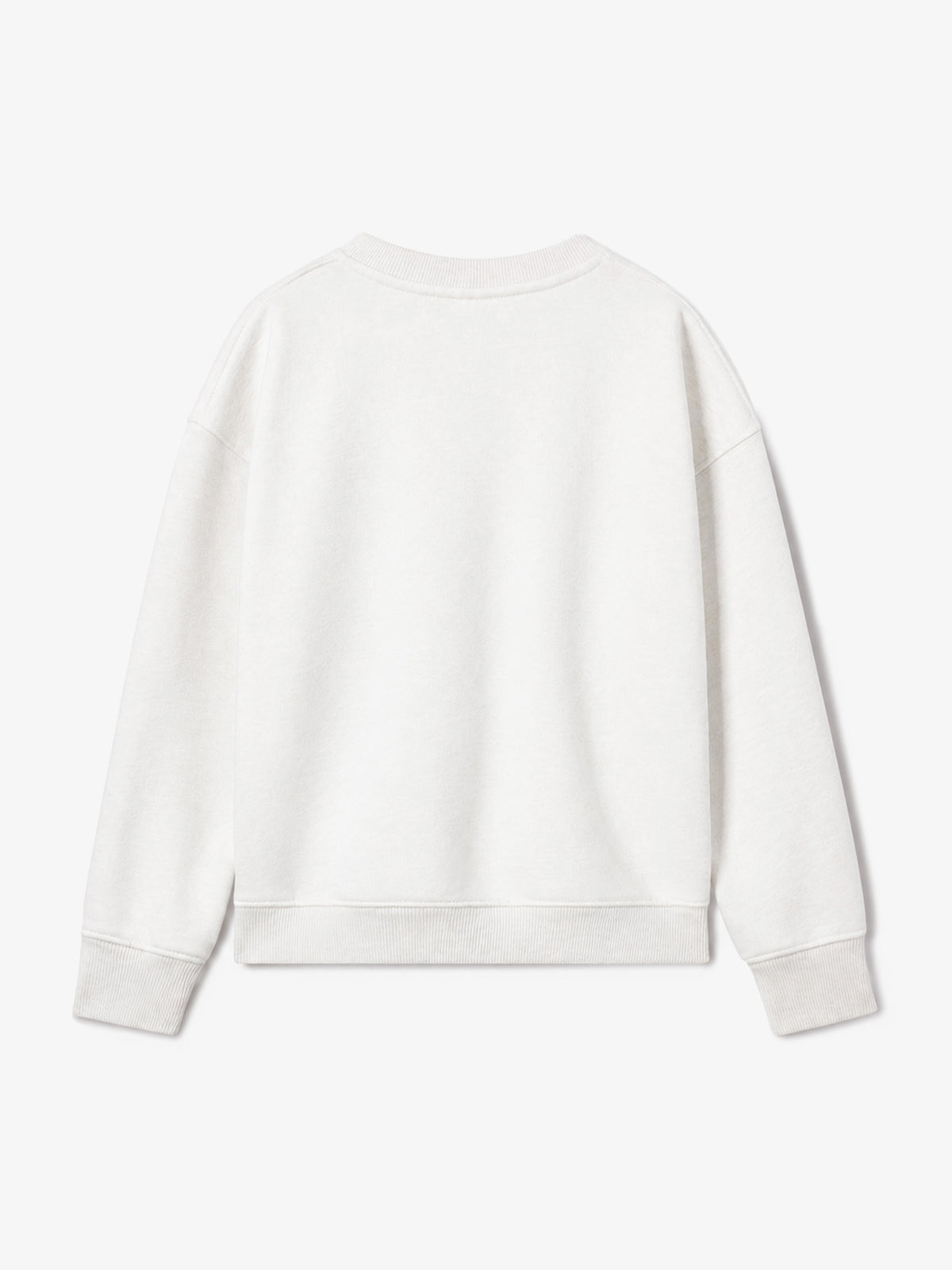 White Briony crewneck sweatshirt with bunny print