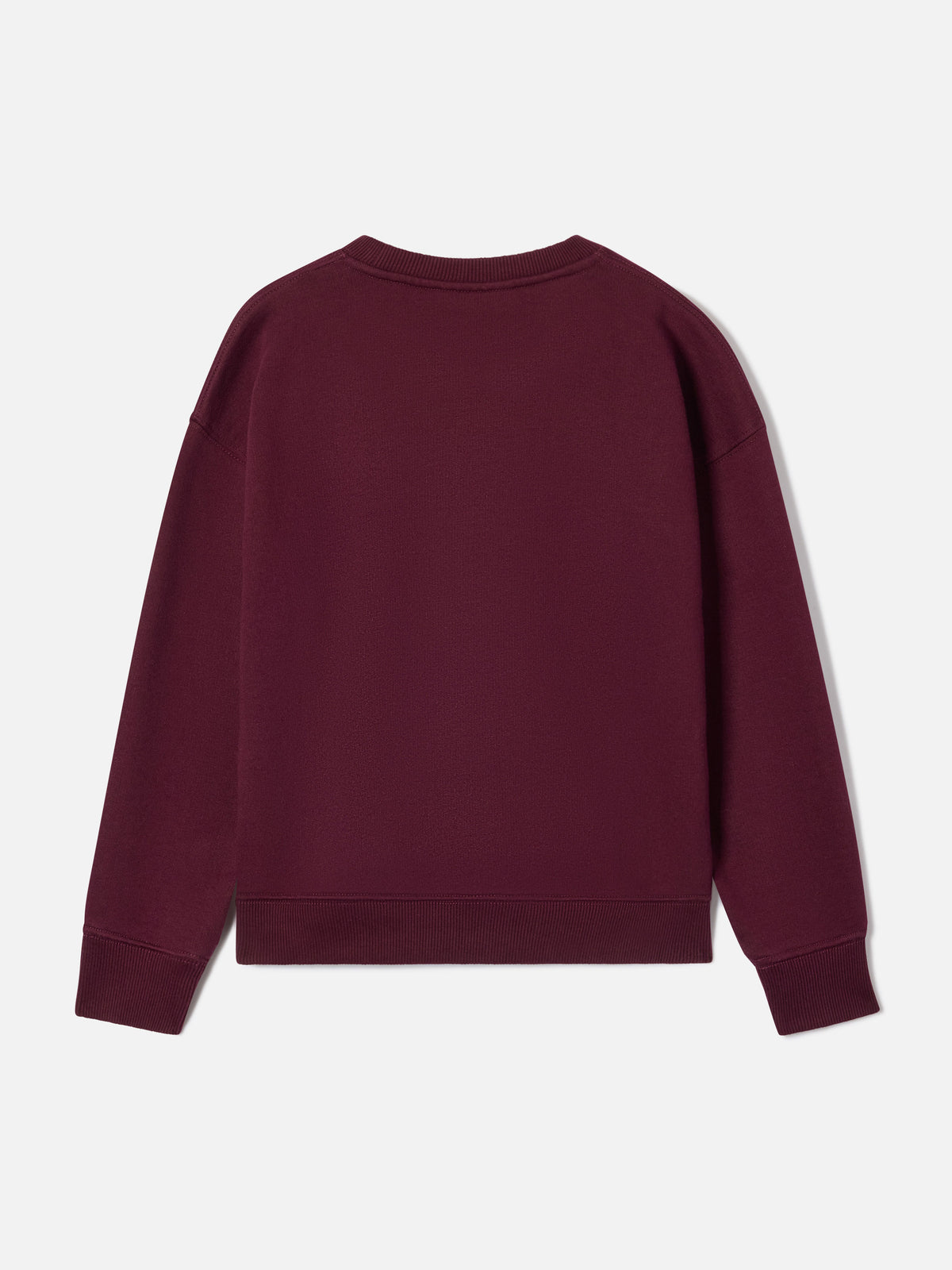 Sweat-shirt bordeaux en mélange de coton Briony avec imprimé St. Barth 