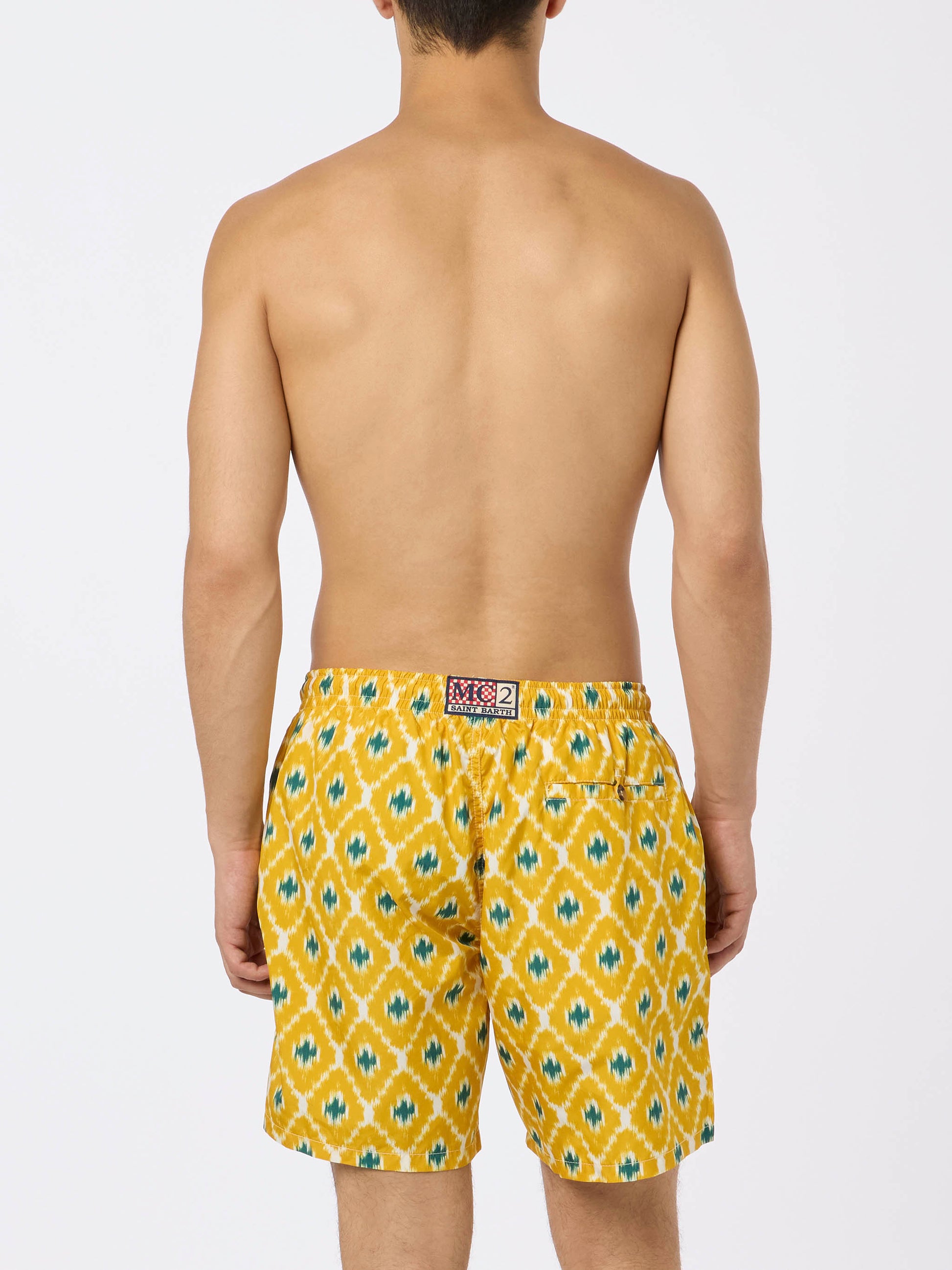 Man swim shorts with geometric print - MC2 Saint Barth