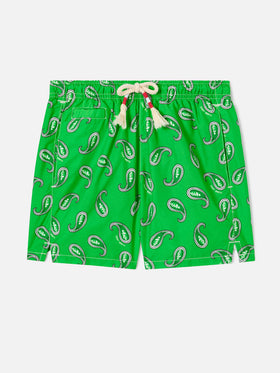 Short de bain garçon à imprimé paisley 
