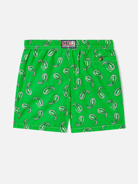 Short de bain garçon à imprimé paisley 
