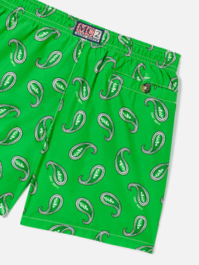 Short de bain garçon à imprimé paisley 