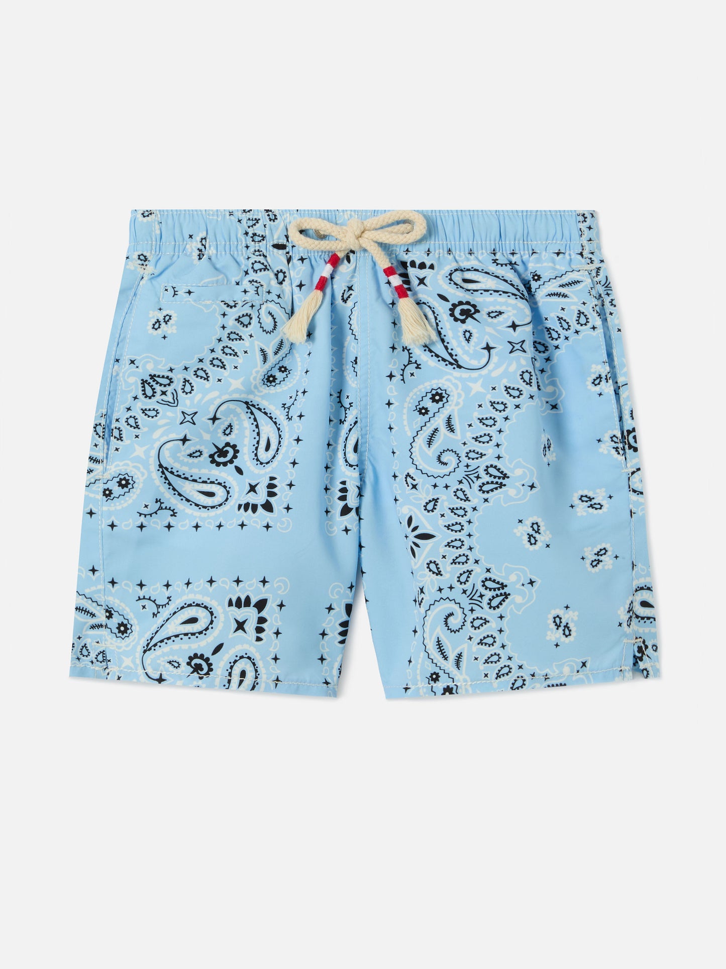 Caprese Jr Badeshorts mit hellblauem Bandana-Print 