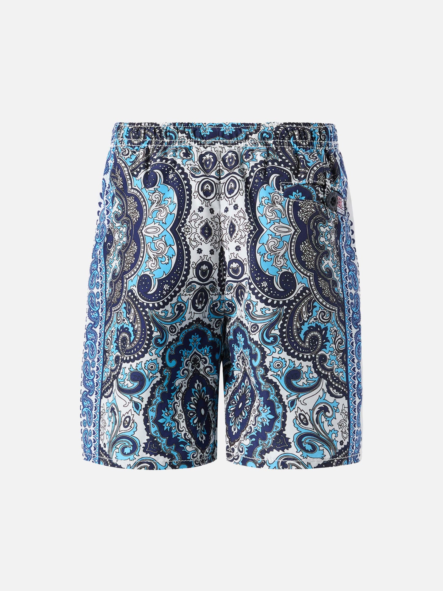 Mid-length swim-shorts Caprese Jr withgipsy print