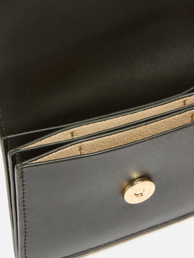 Card Holder in black leather
