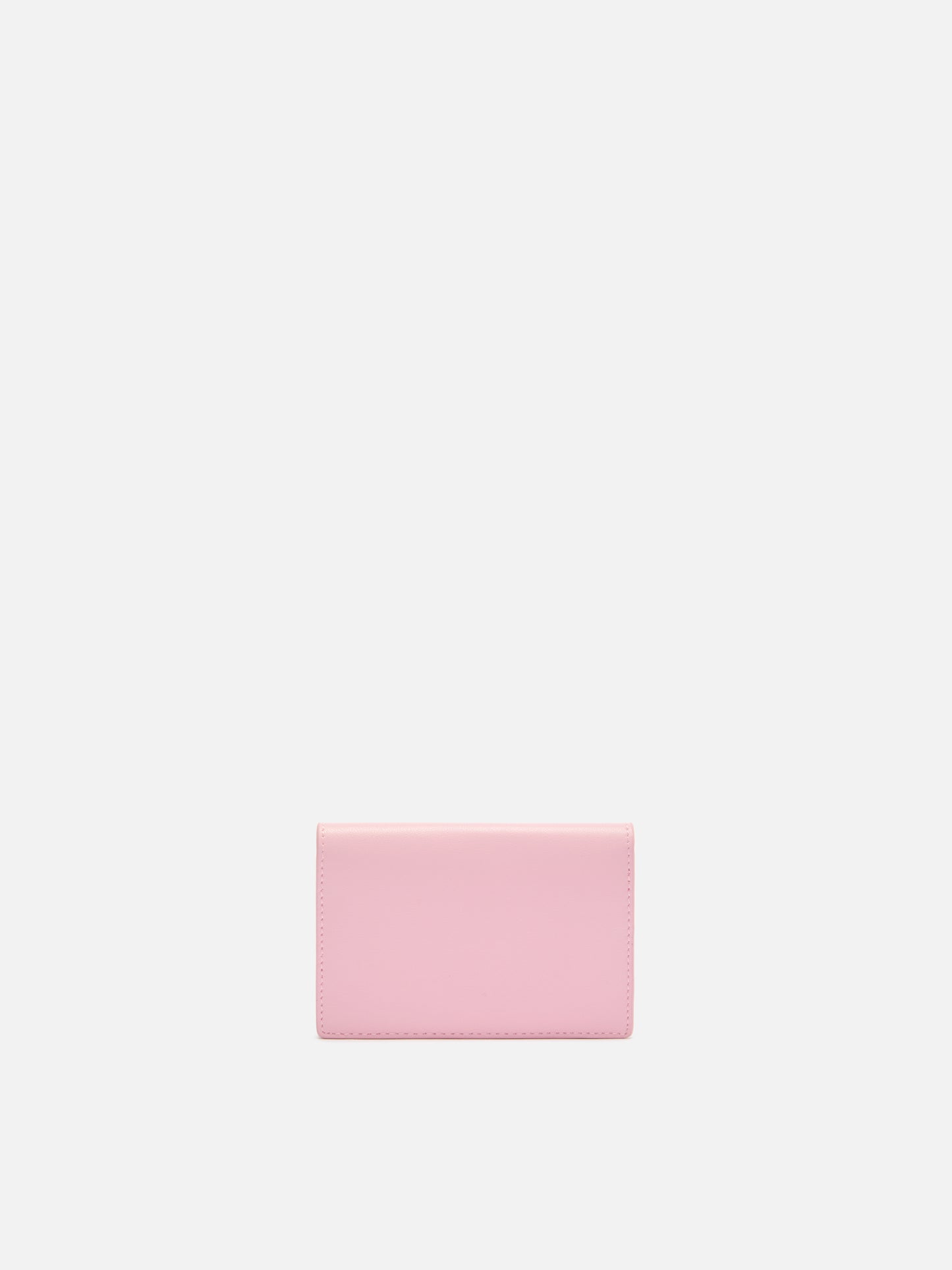 Card Holder in pink leather