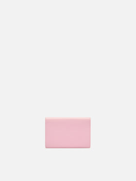 Card Holder in pink leather