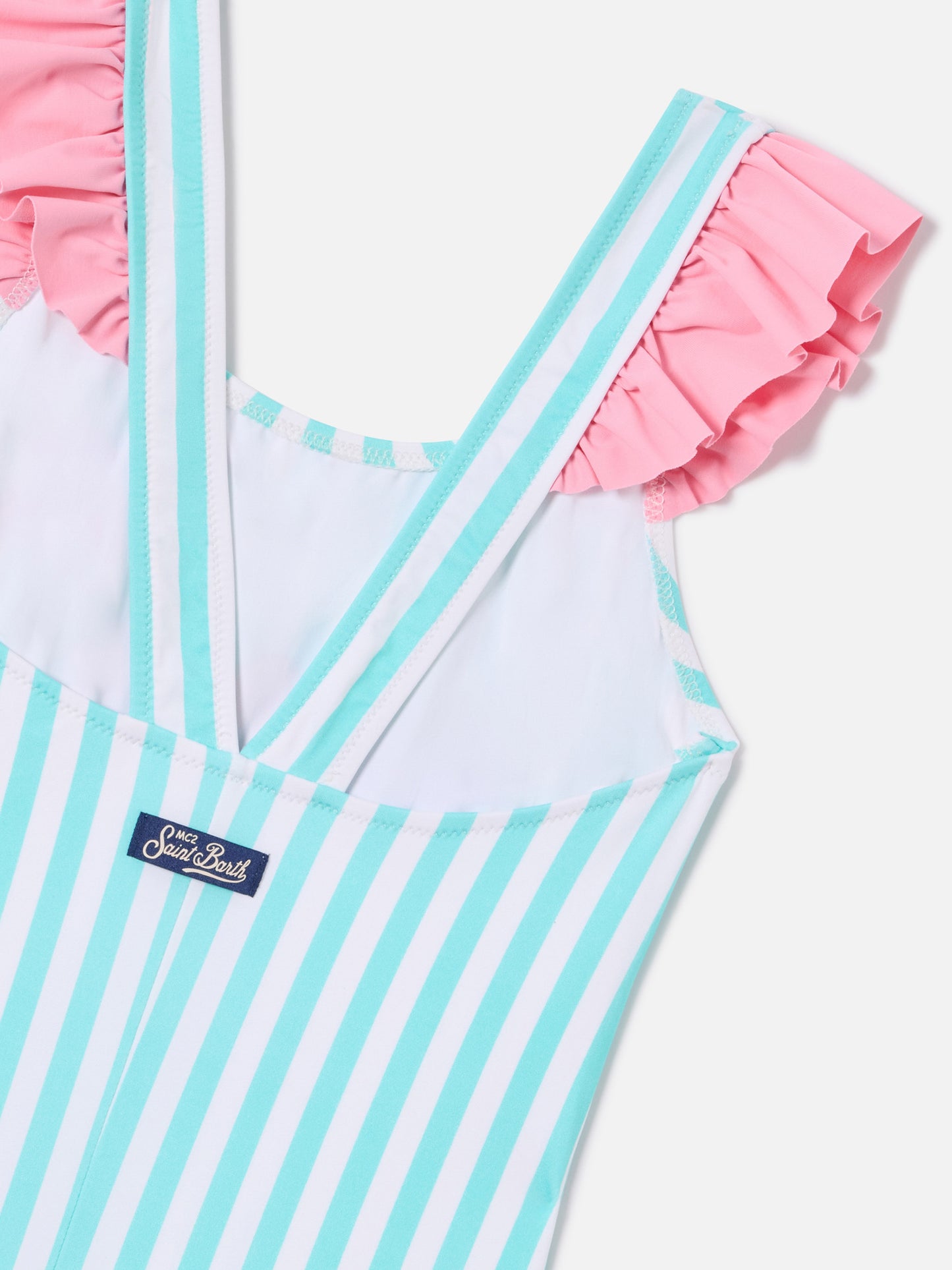 Maillot de bain une pièce Carol avec imprimé Minnie à rayures | Édition spéciale 