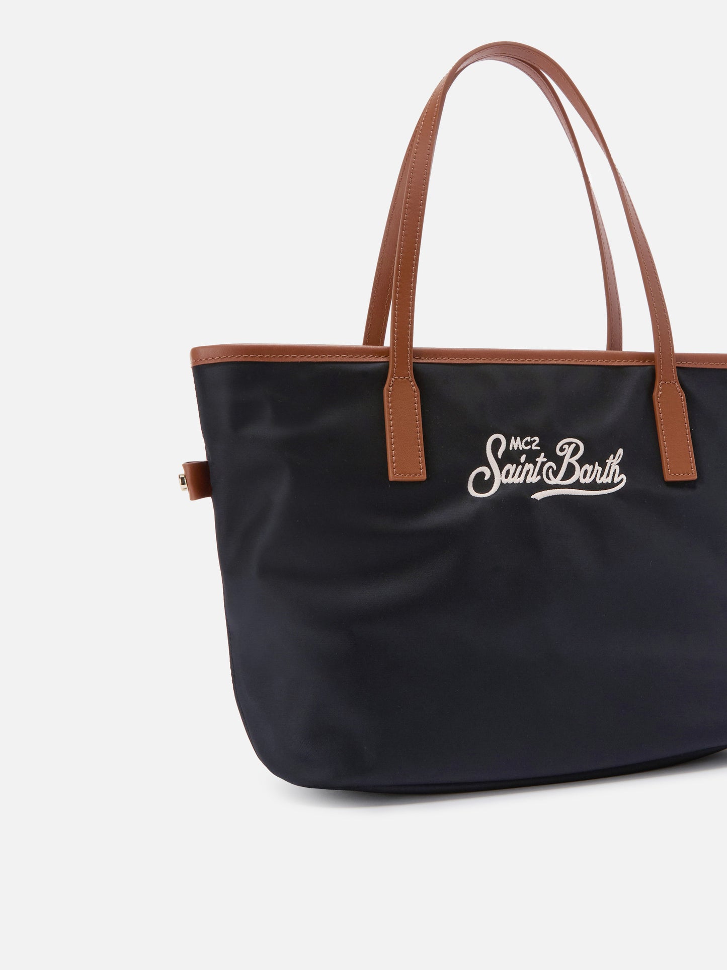 Black City medium nylon bag