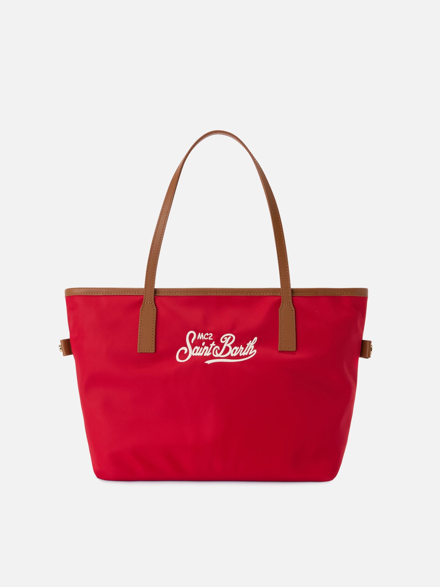 Red City medium nylon bag