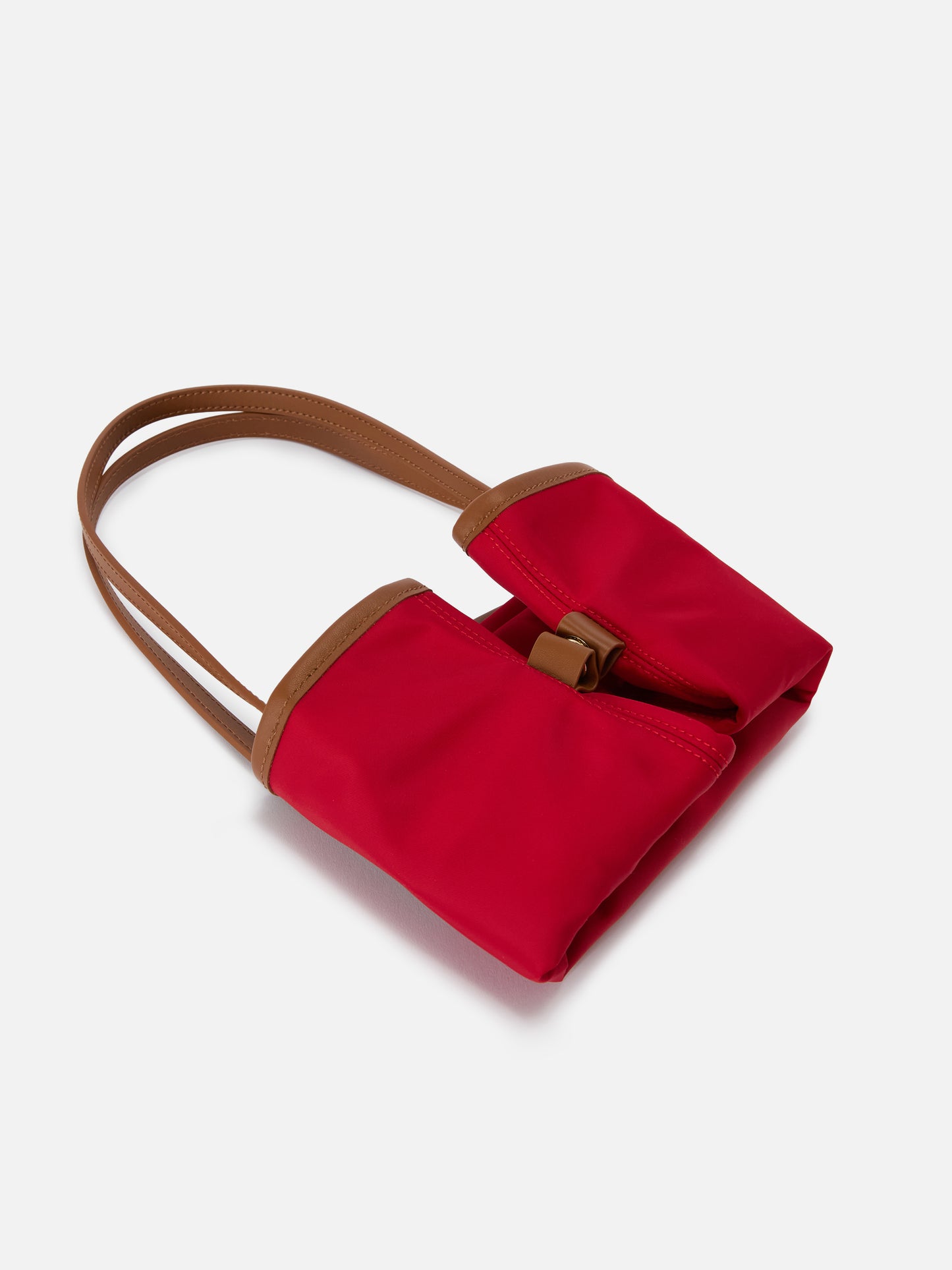 Red City medium nylon bag
