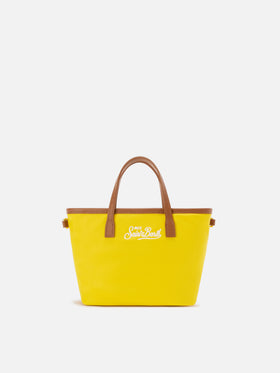 Yellow City mini nylon bag