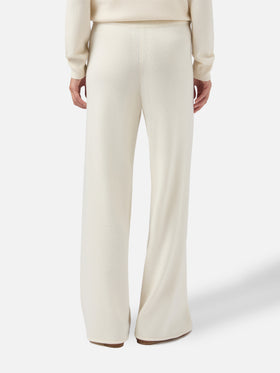 Off-white cashmere blend knit pants Cambon