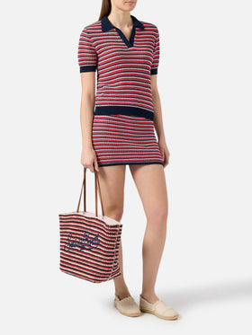 Polo Caddy Ridge in maglia di cotone a righe