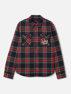 Overshirt Chalet mit Tasche und St. Barth Bob Club Stickerei